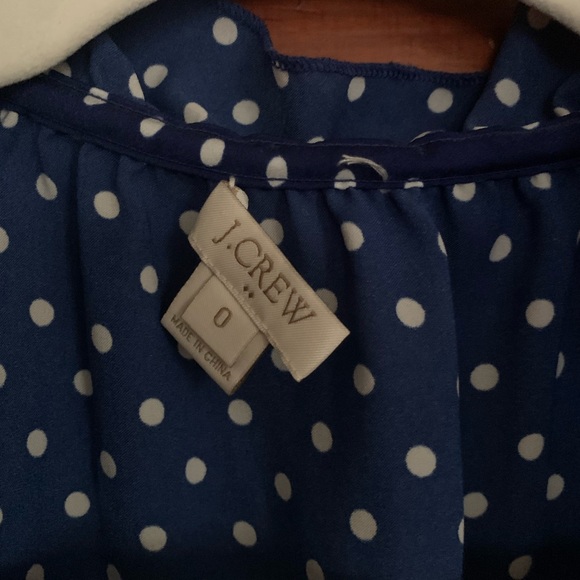 j crew | polka dot sleeveless shirt - Picture 7 of 9